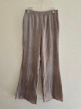 Dearful Shimamura Pleated Pants Greige